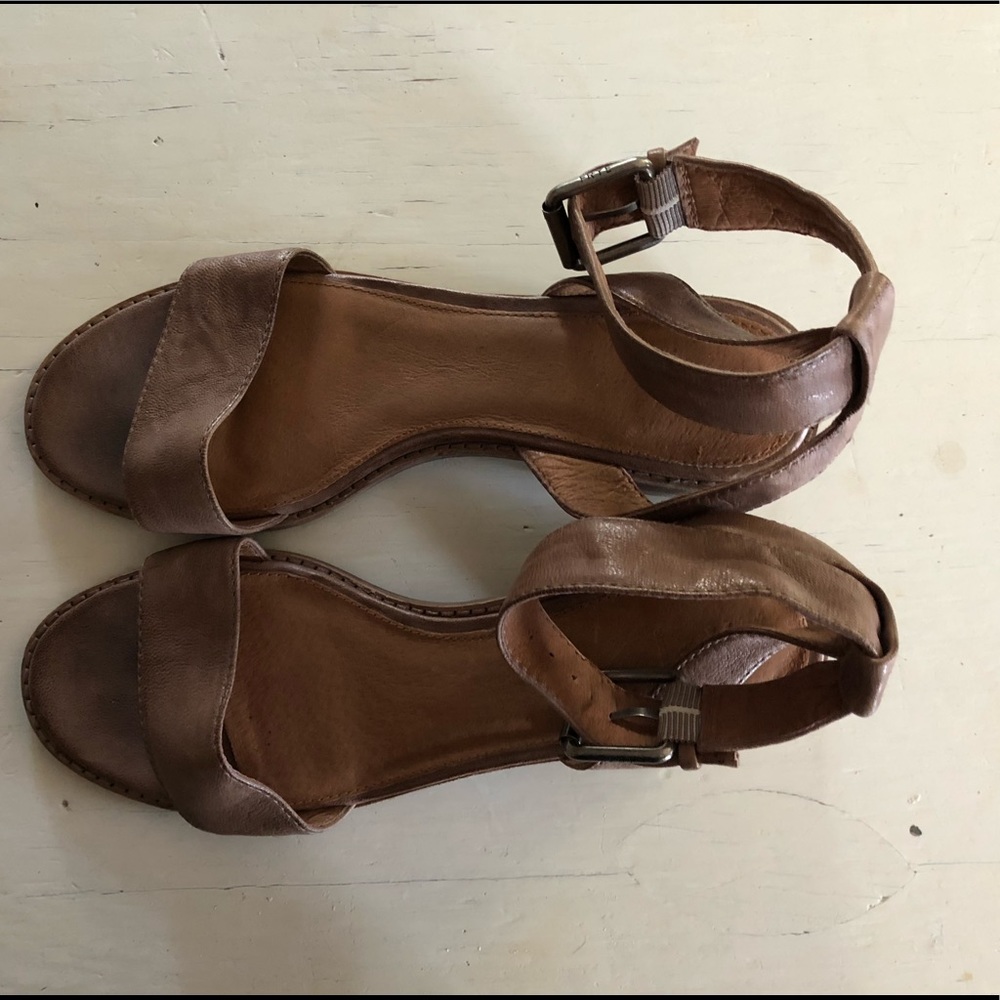 Frye Ankle Strap Cindy 2-Piece Sandals